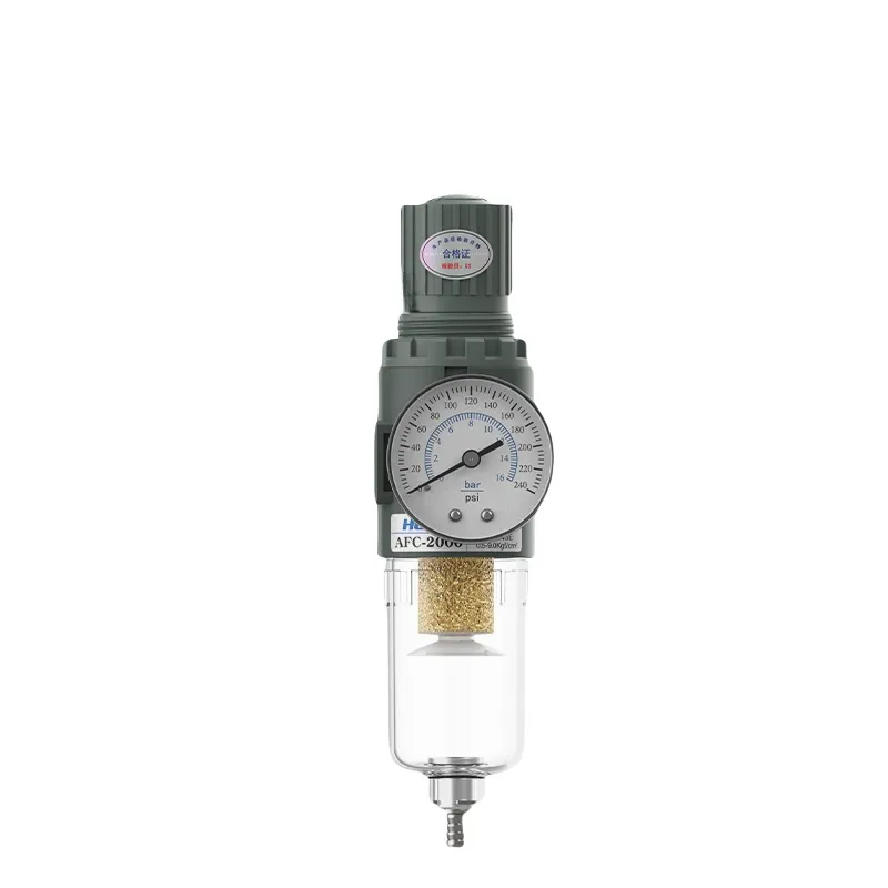 Druckminderer - Druckregler mit Manometer und Wasserabscheider 1/4 Zo, 16,00